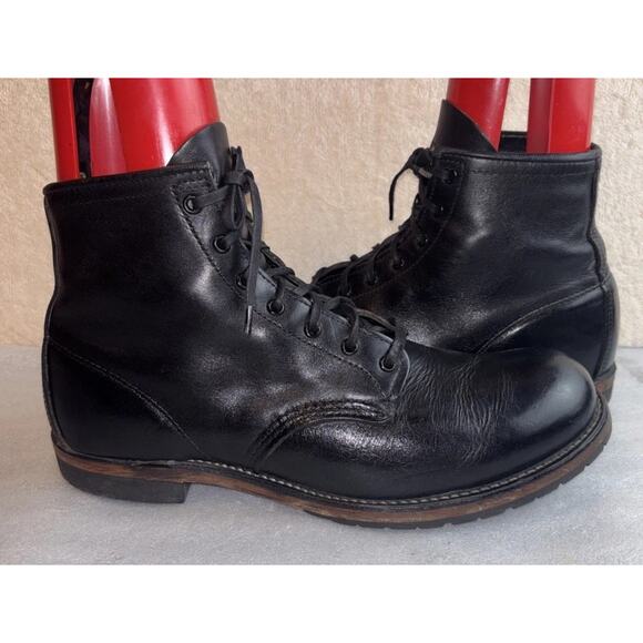 Red Wing Beckman Black Featherstone # 9014 Men Size 10.5 D Boot main image 9